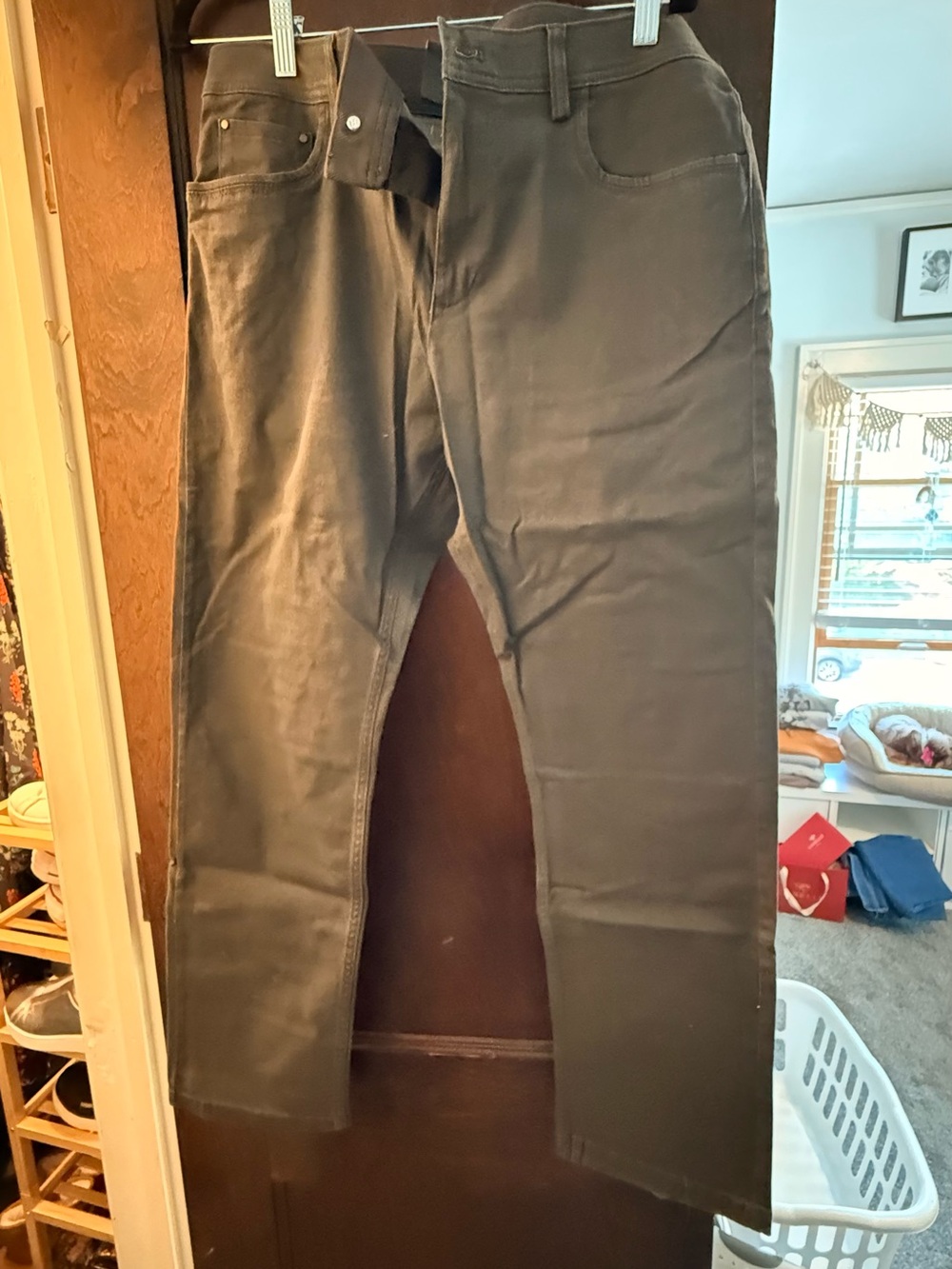 Calvin Klein Men's gray Straight Jeans 34x30